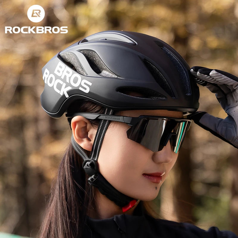 Rockbros Integrally Molded Cycling Helmet With Ventilation For Adults