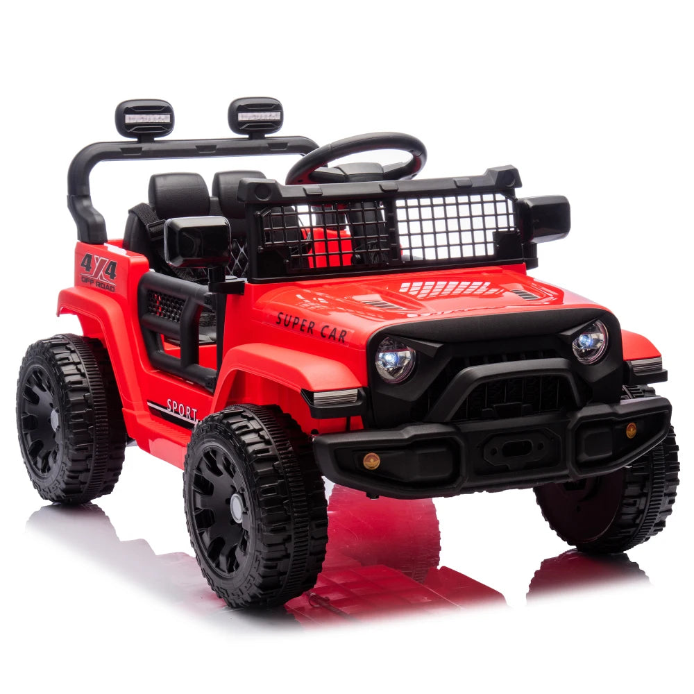 Kids Electric Ride On Car With Parent Control Bluetooth Audio