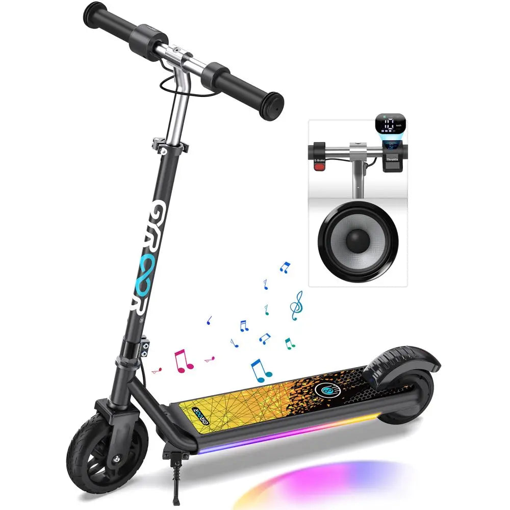 Gyroor H30Max Kids Electric Scooter With Led Display Dual Brake