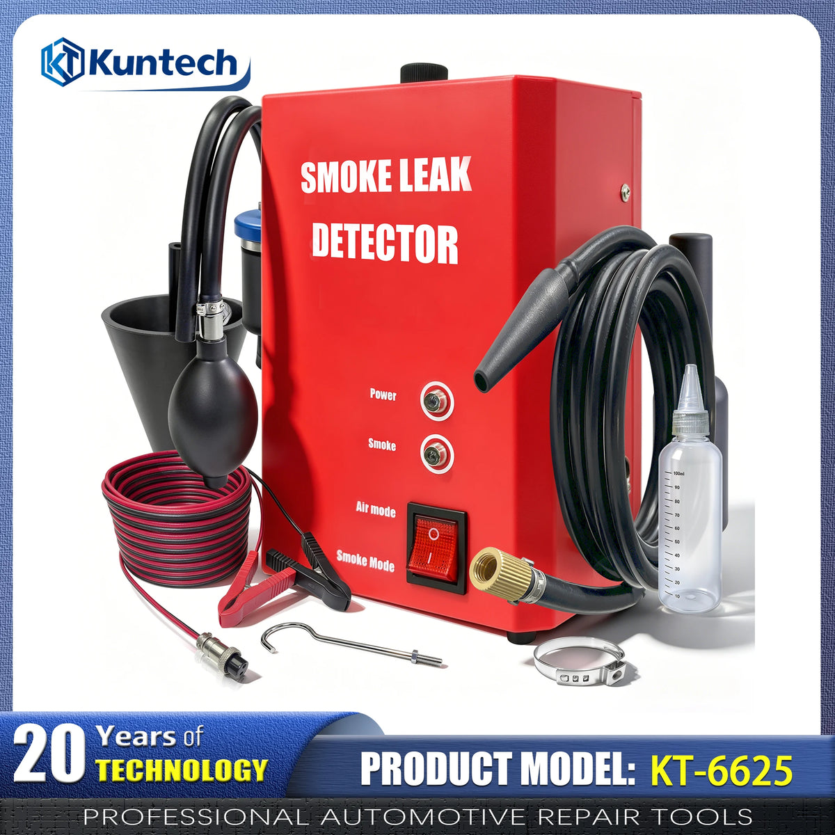 Professional Automotive Smoke And Vacuum Leak Detector Tool
