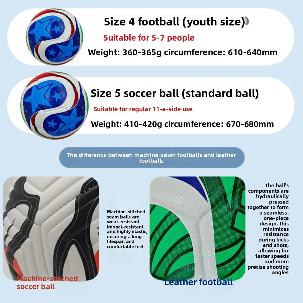 High Quality Wear Resistant PU Soccer Ball For Training