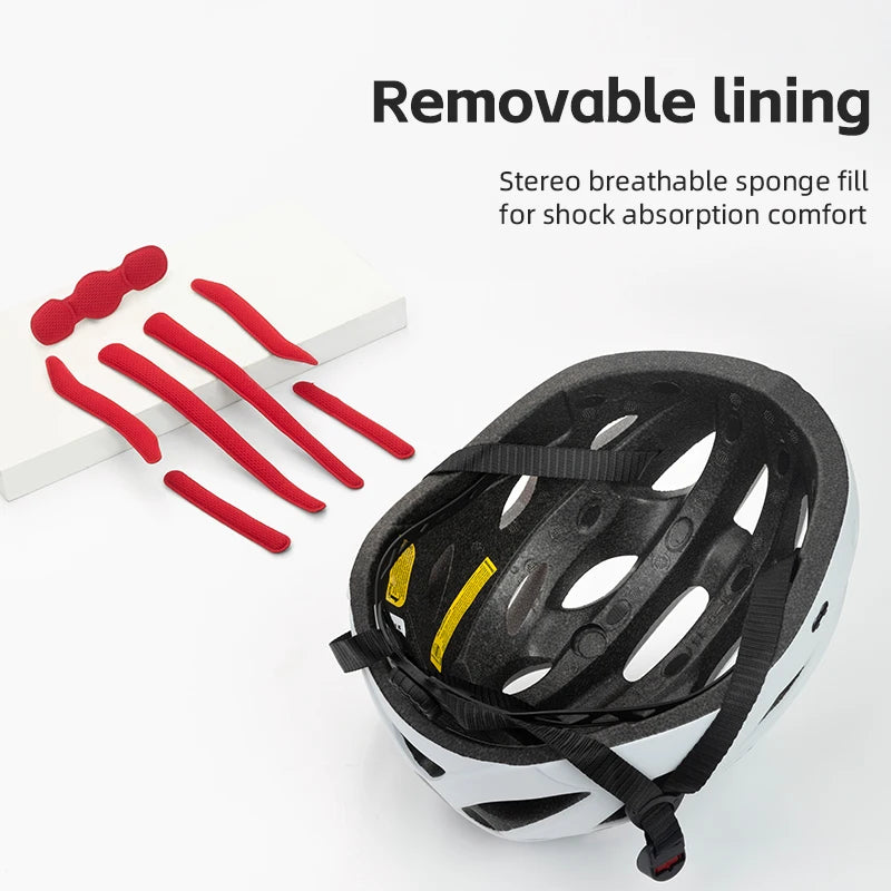 ROCKBROS Integrated Cycling Helmet With Goggles For Road And Mountain Riders