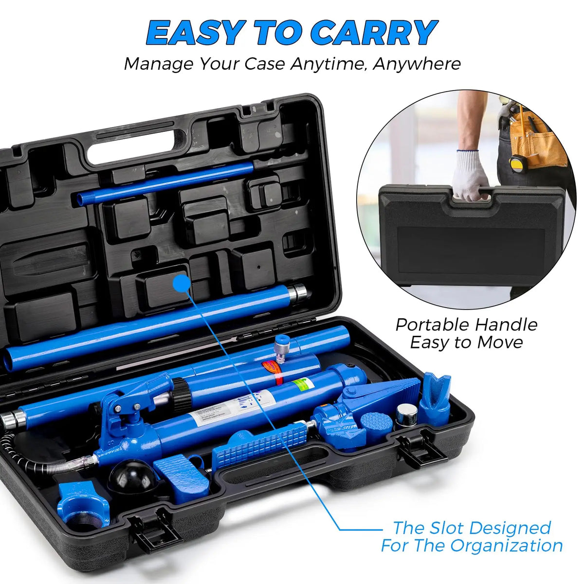 HobbyLane Hydraulic Porta Power Kit Auto Body Frame Repair