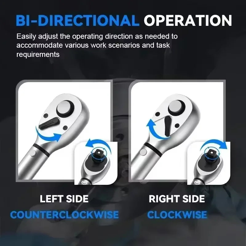 Professional Adjustable Torque Wrench Square Drive Automotive Tool