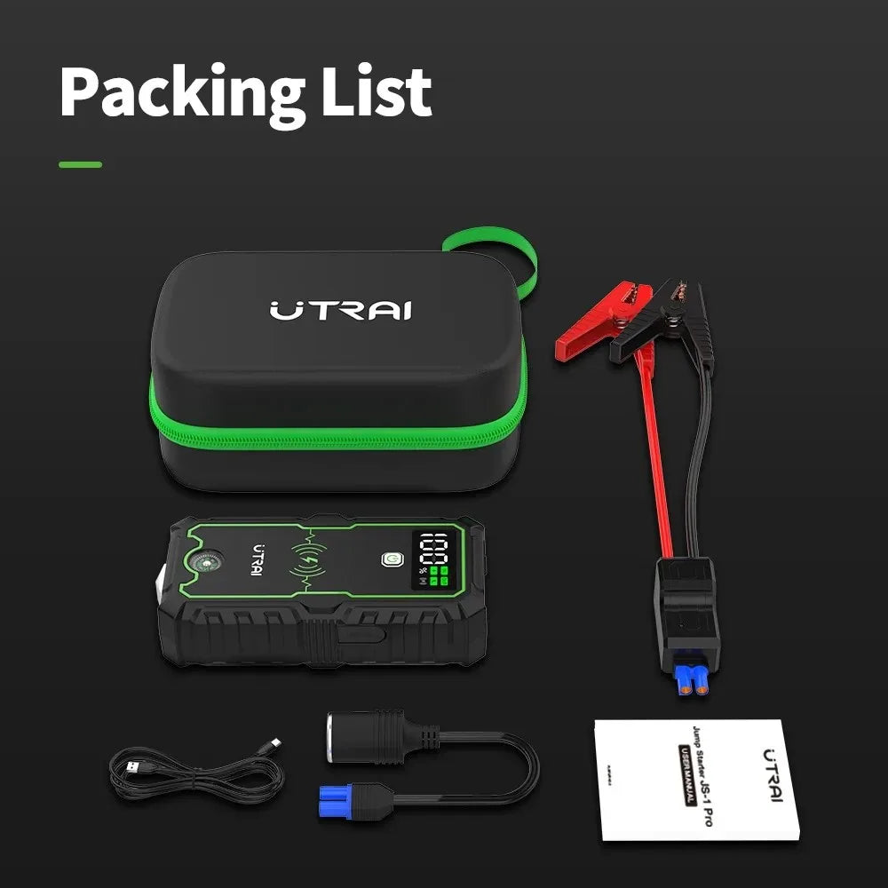Utrai Portable Car Jump Starter And Battery Power Bank Charger