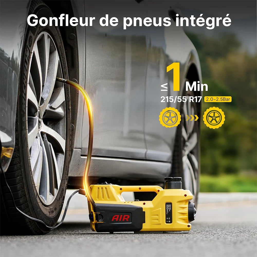 Taskstar Electric Hydraulic Car Jack With Built In Inflator