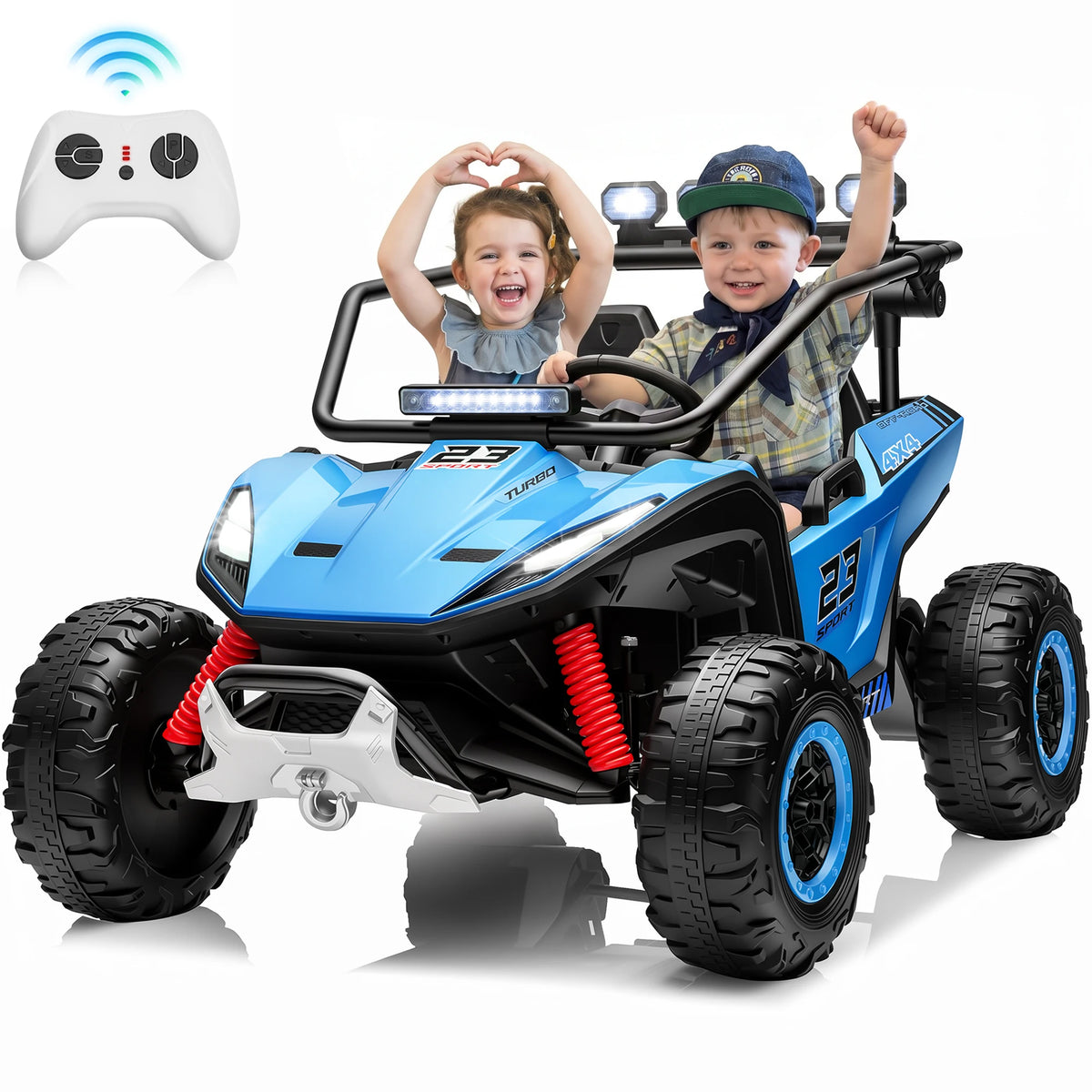 Joyracer 4WD Electric Ride On UTV With Remote Control Bluetooth