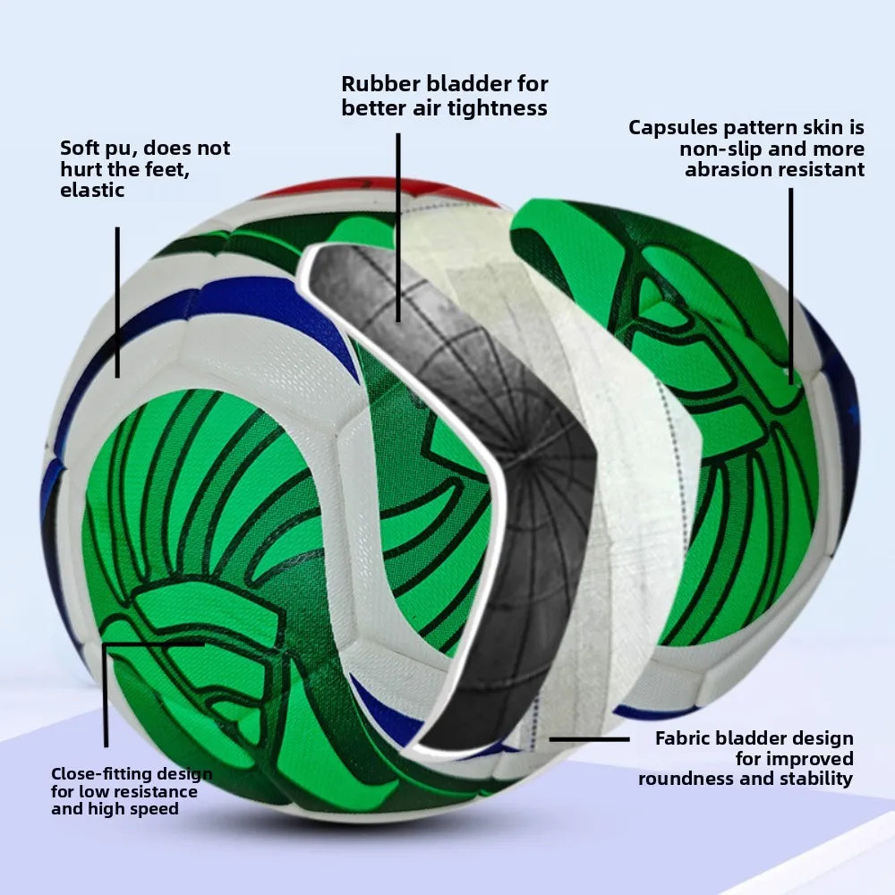 High Quality Wear Resistant PU Soccer Ball For Training