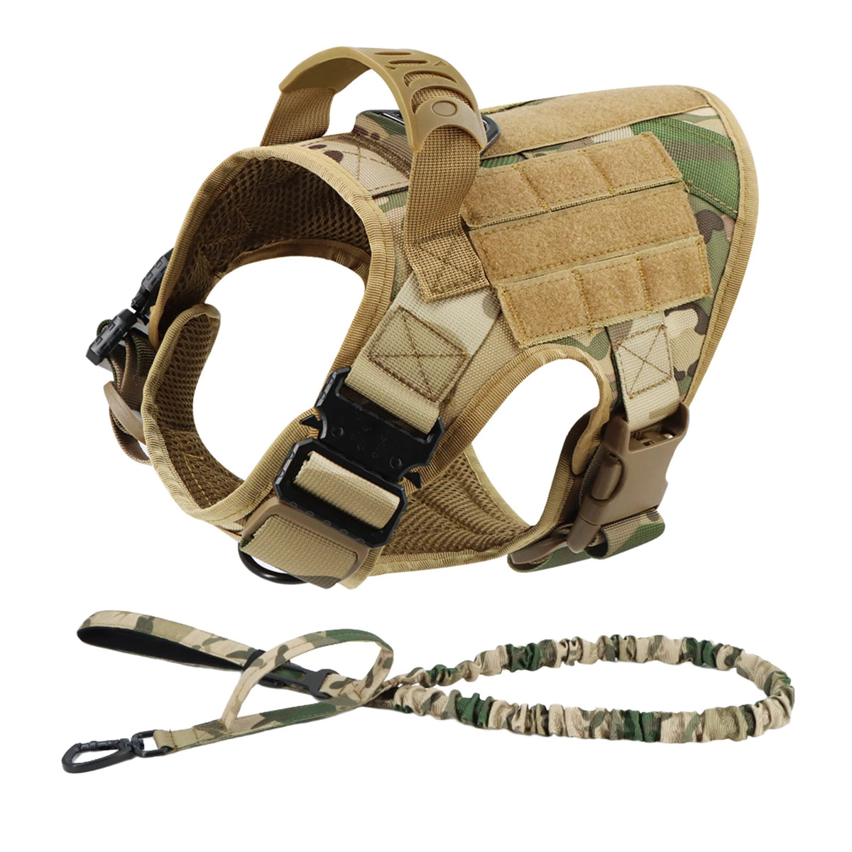 Petravel Padded Nylon Dog Harness And Leash Training Vest Set