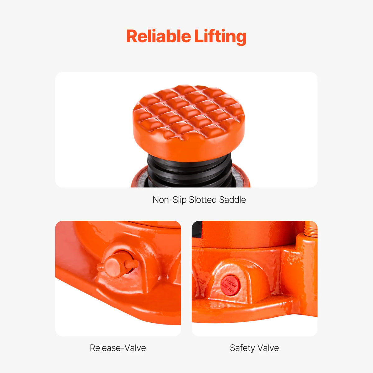 SucceBuy Heavy Duty Hydraulic Bottle Jack For Auto Repair