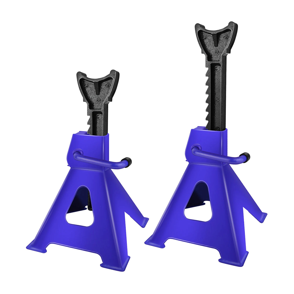 DayPlus Ratcheting Car Axle Jack Stands For Vehicle Lifting