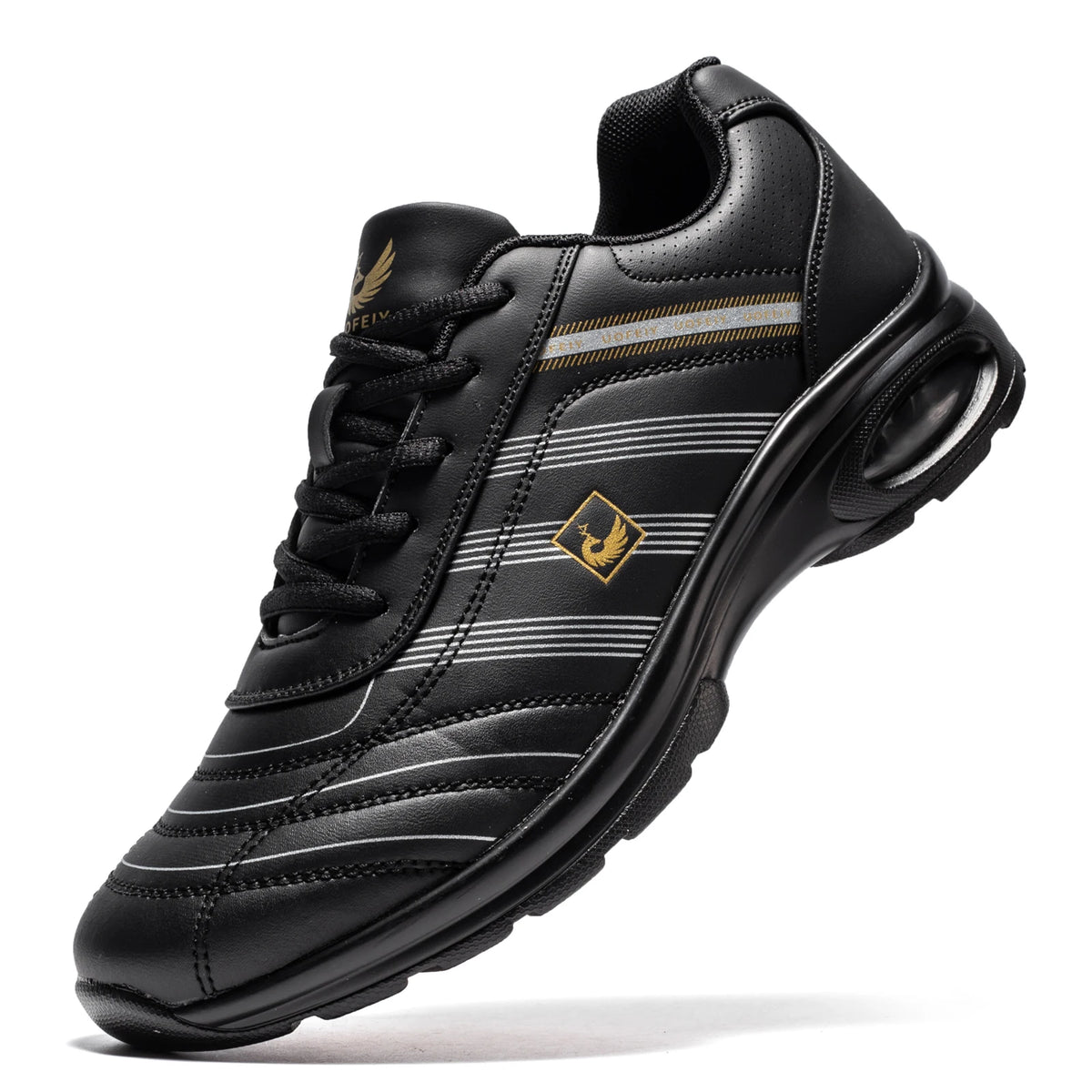 Breathable Spikeless Golf Shoes For Men With Air Cushion Support