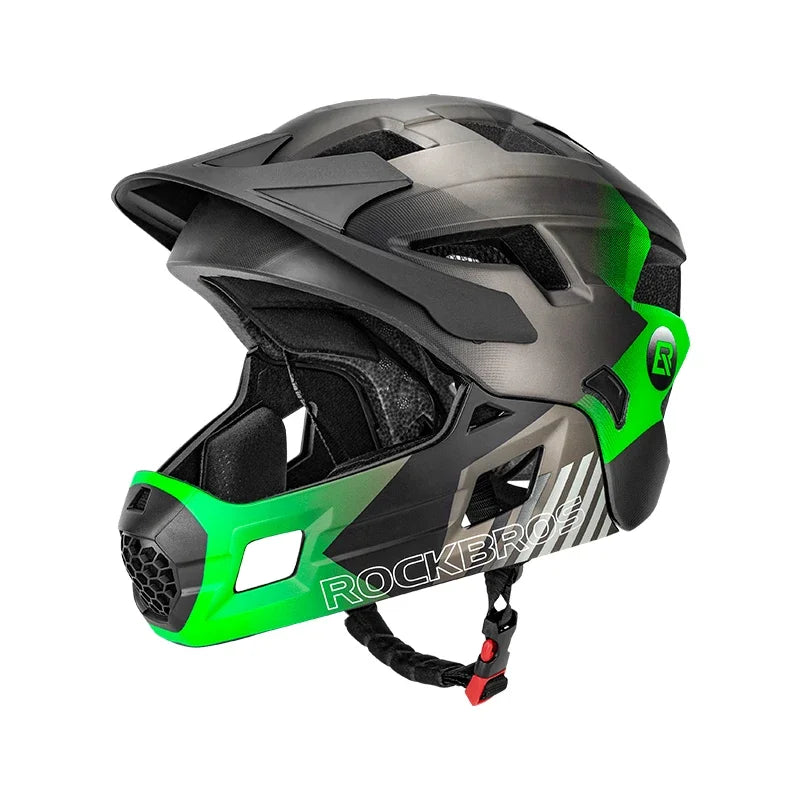 Rockbros Kids Full Face Cycling Helmet With Eight Air Vents