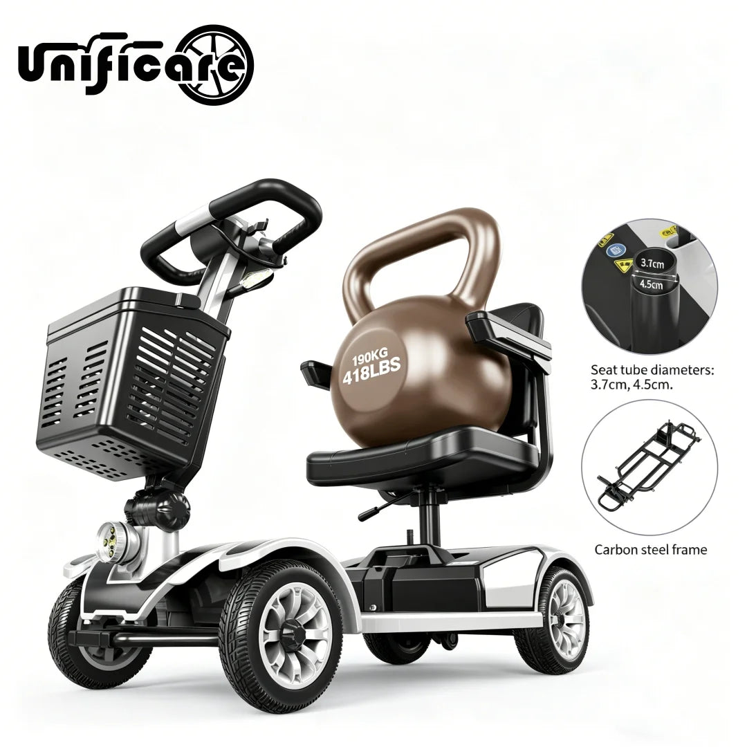 Unificare Foldable Electric Mobility Scooter With 250W Motor