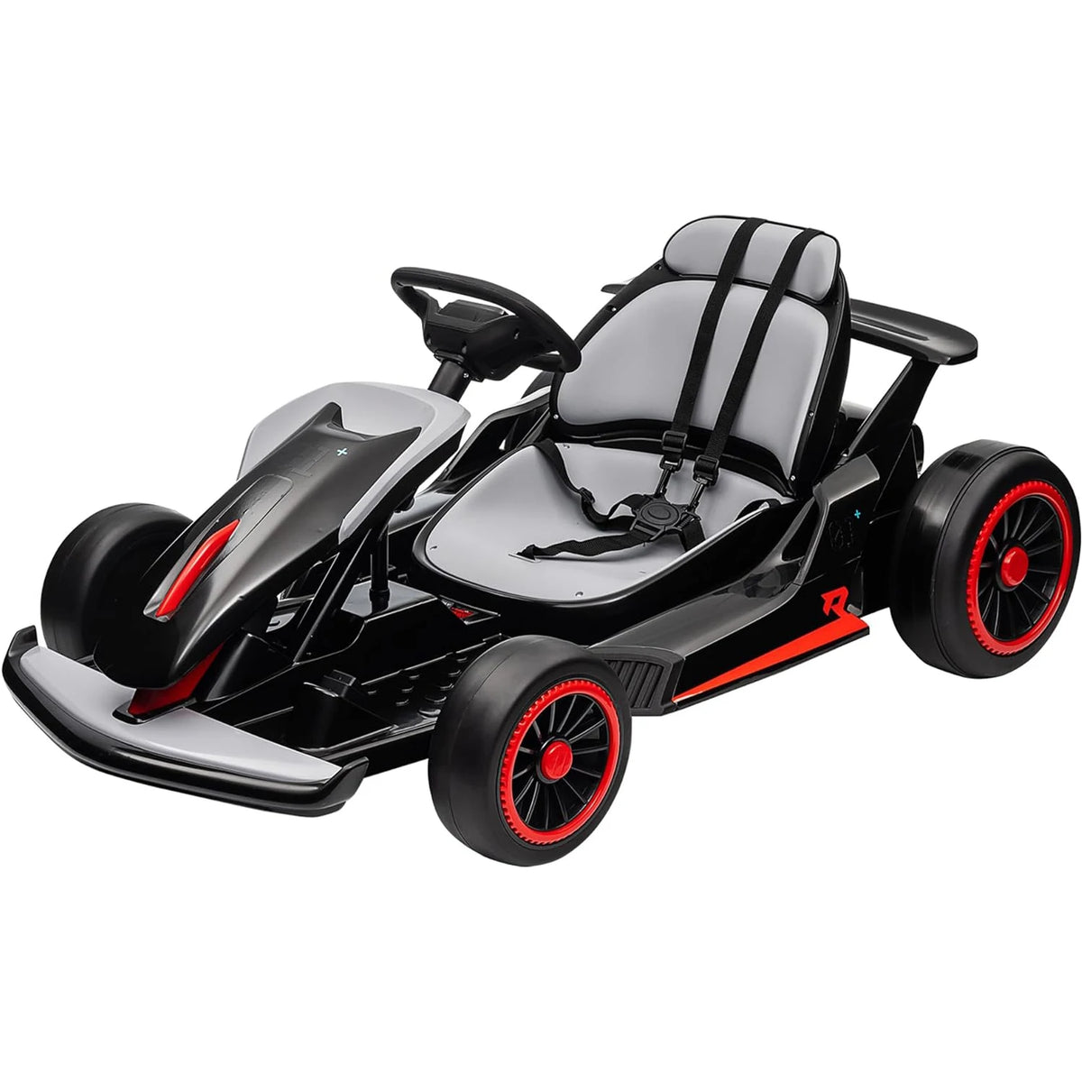24V Electric Drift Go Kart Featuring Dual Motors Led