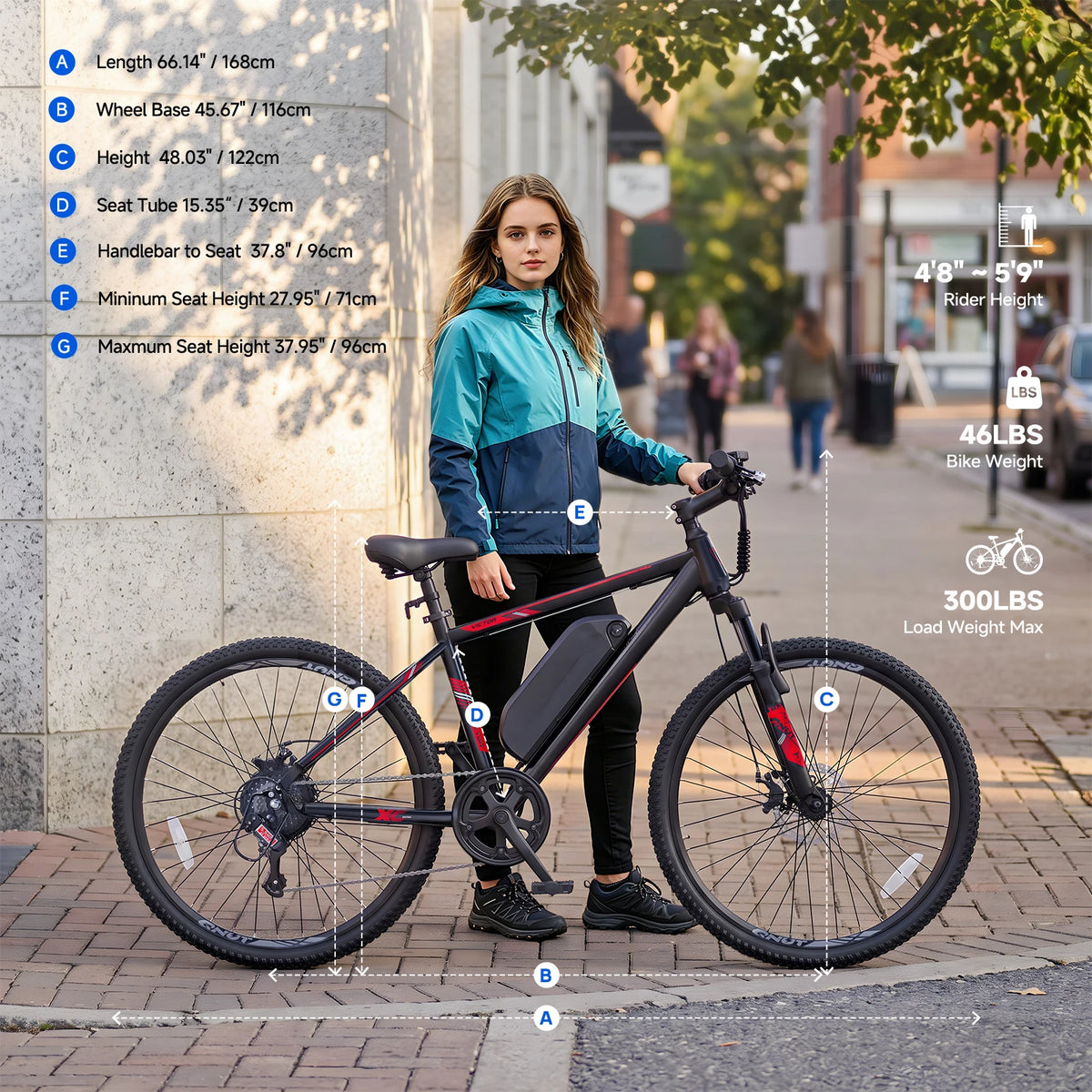 QNUT Victor 1000W Peak Motor Electric Bike With Removable Battery