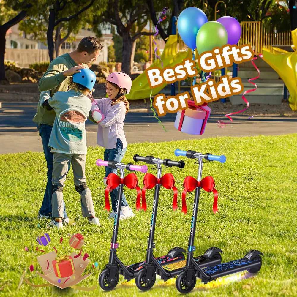 Gyroor H30Max Kids Electric Scooter With Led Display Dual Brake