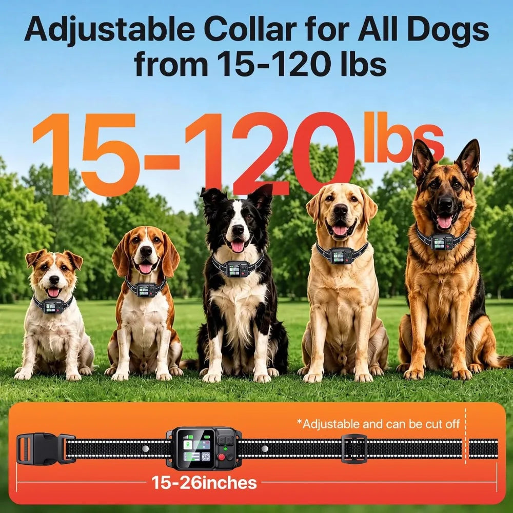 Waterproof GPS Wireless Dog Collar Fence Containment System