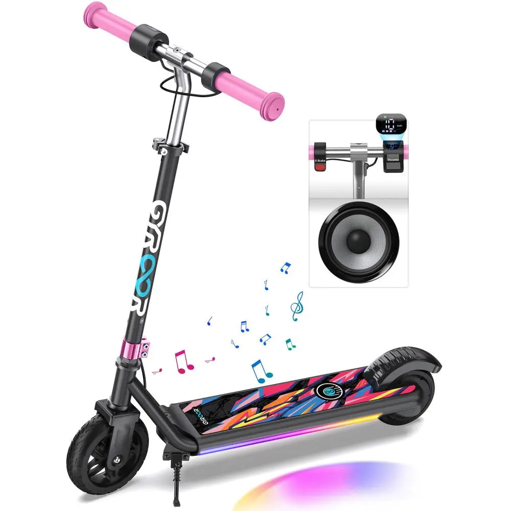 Gyroor H30Max Kids Electric Scooter With Led Display Dual Brake