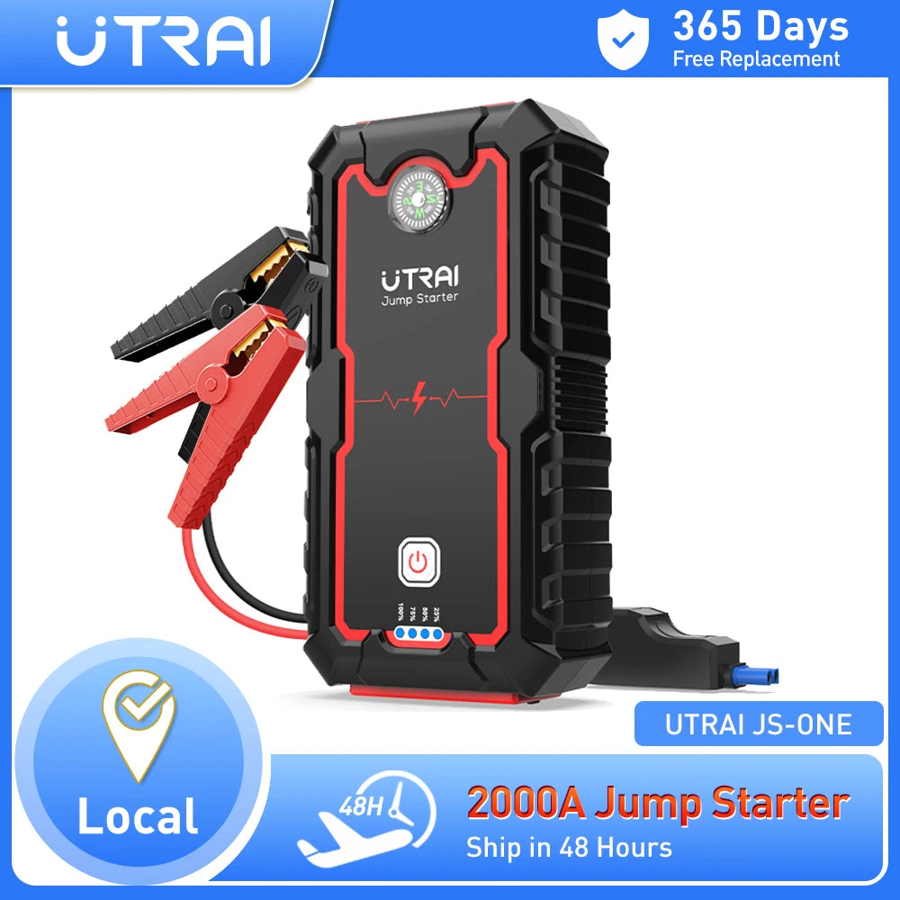 Utrai 20000mAh Car Jump Starter Power Bank Fast Charge