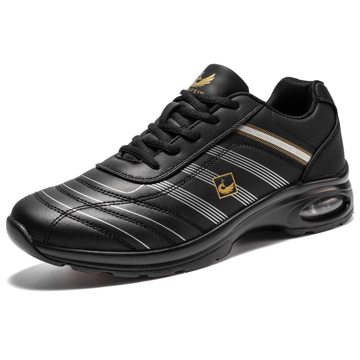 Breathable Spikeless Golf Shoes For Men With Air Cushion Support