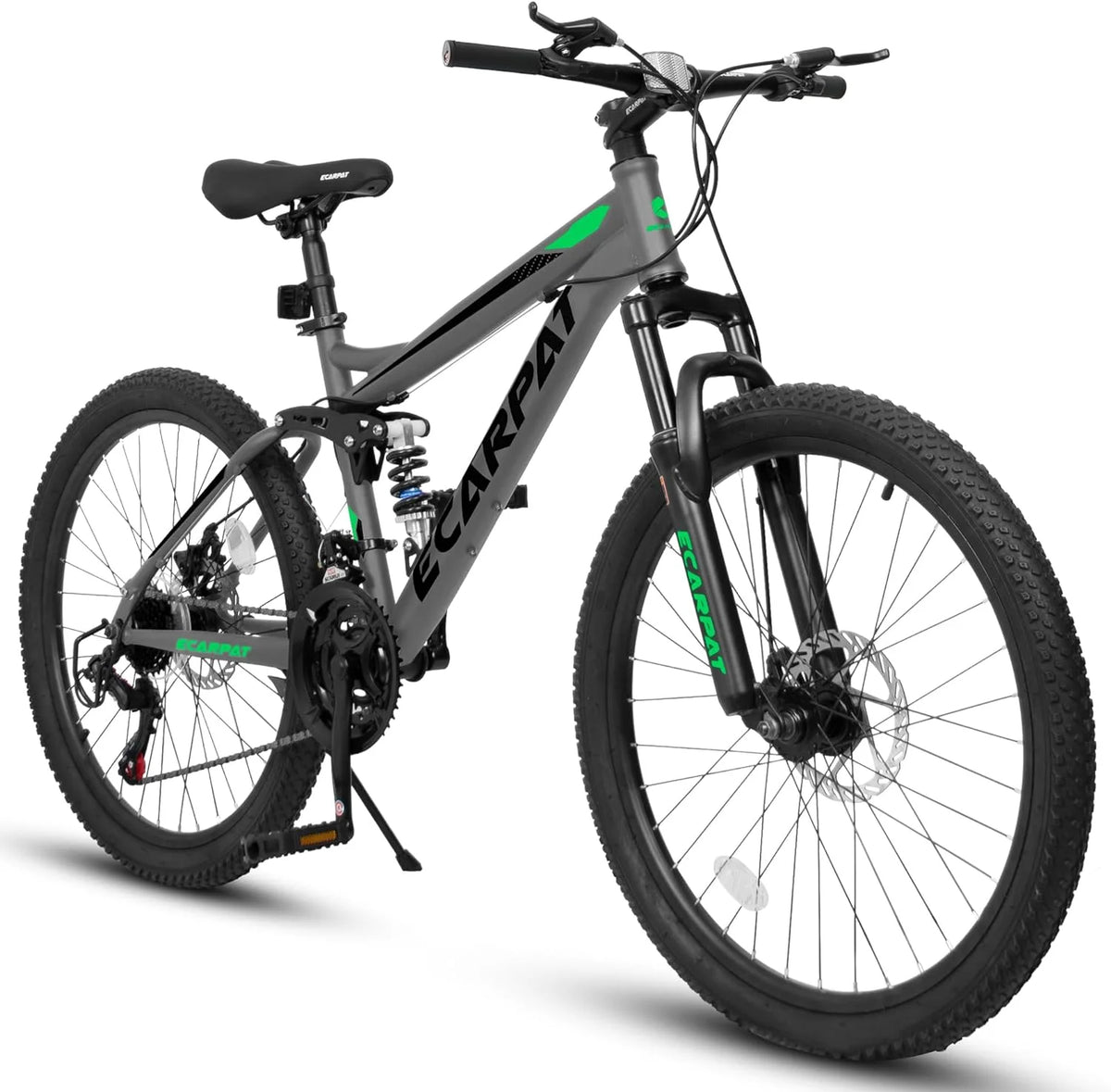 Ecarpat Full Suspension Mountain Bike 21 Speed Disc Brake