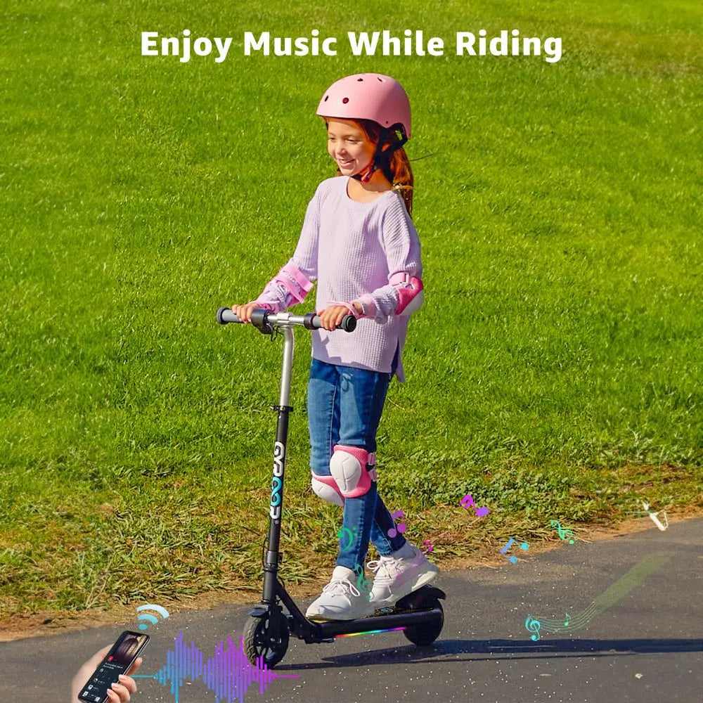 Gyroor H30Max Kids Electric Scooter With Led Display Dual Brake