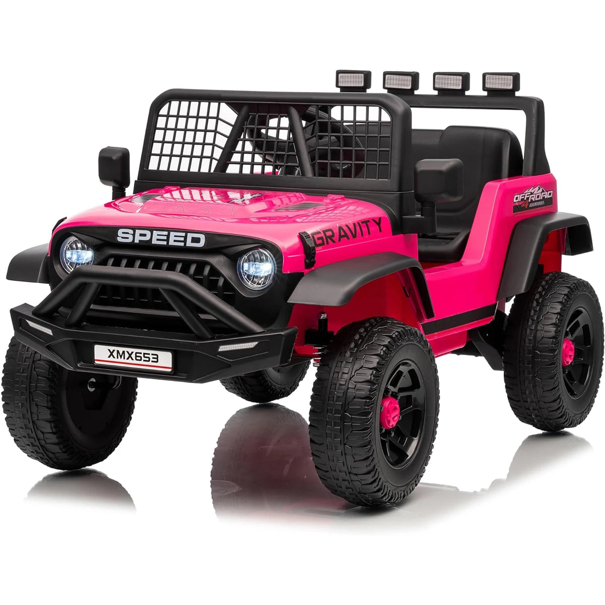 HiMiss Kids Electric Ride On Truck With Parent Remote Control