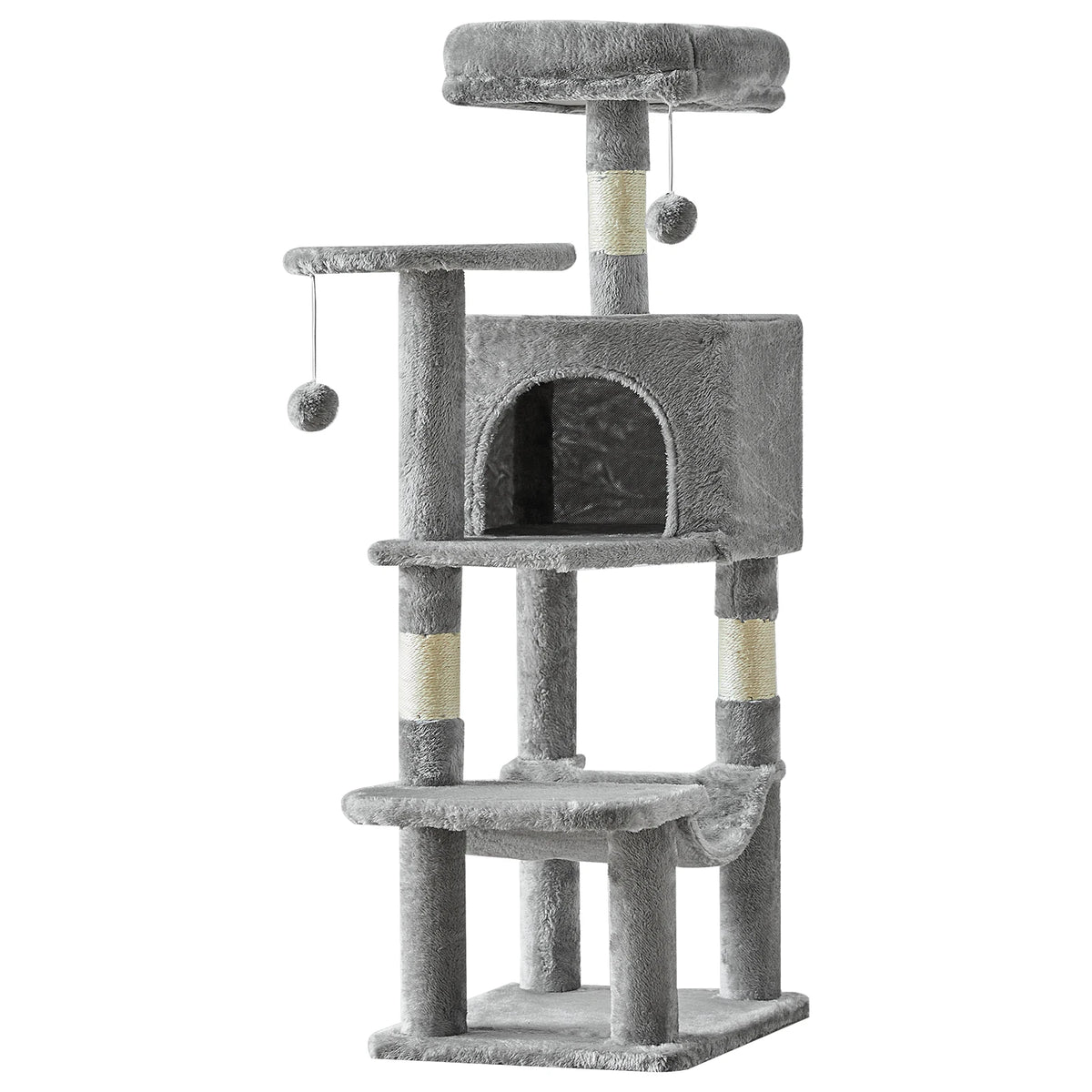 JHK Multi Tier Cat Tree With Sisal Scratching Posts