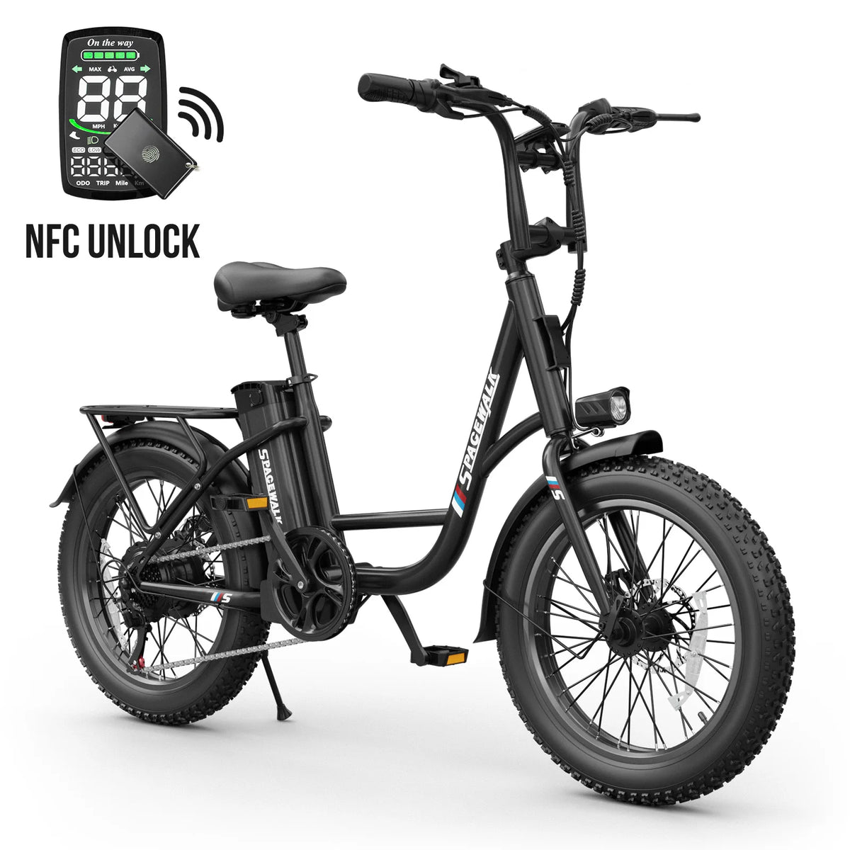 Eilleo Spacewalk 1500W Full Suspension Fat Tire Electric Bike