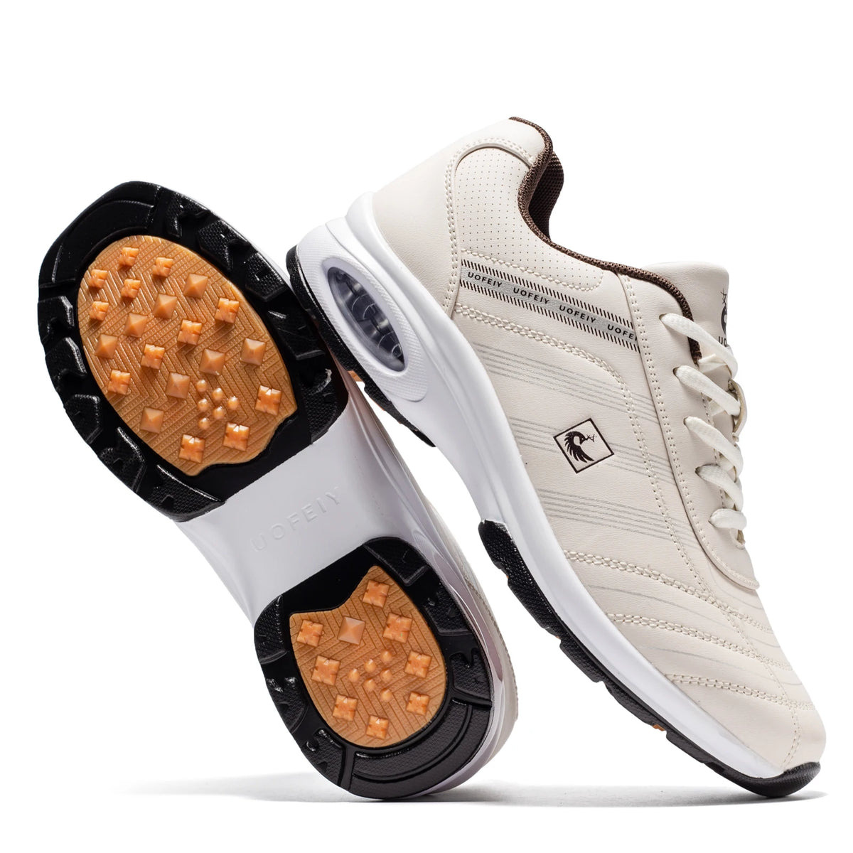 Breathable Spikeless Golf Shoes For Men With Air Cushion Support