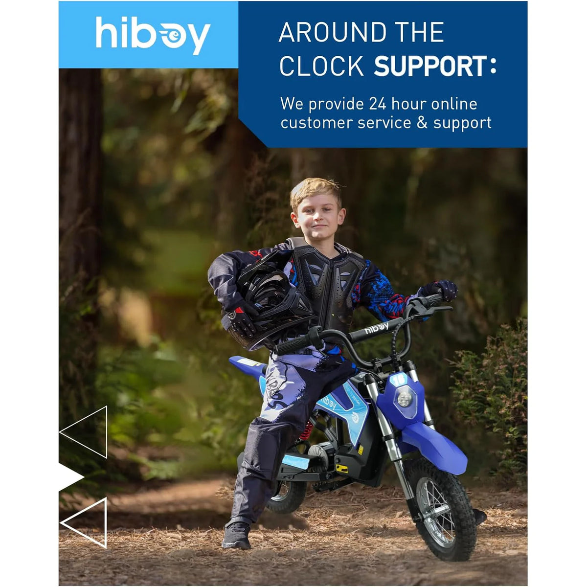 Hiboy Electric Dirt Motorcycle For Kids Three Speeds