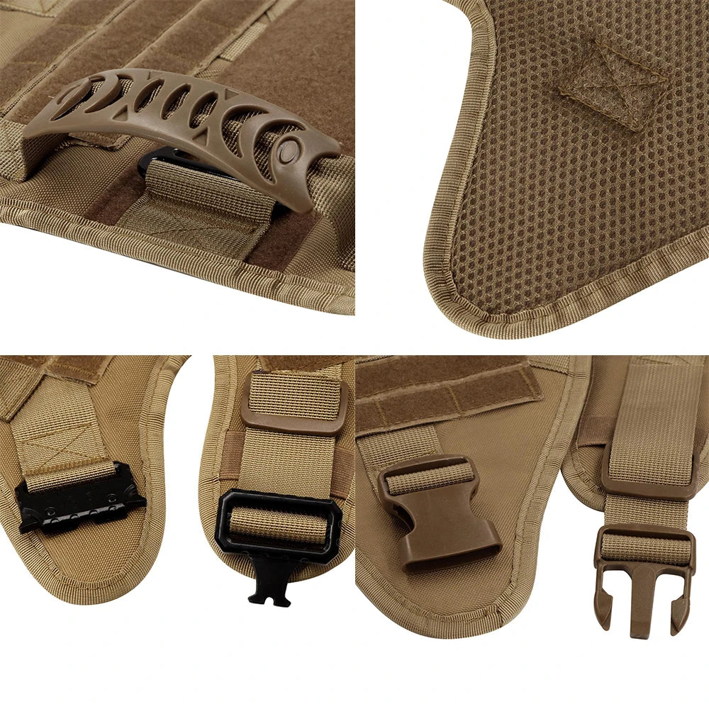 Petravel Padded Nylon Dog Harness And Leash Training Vest Set