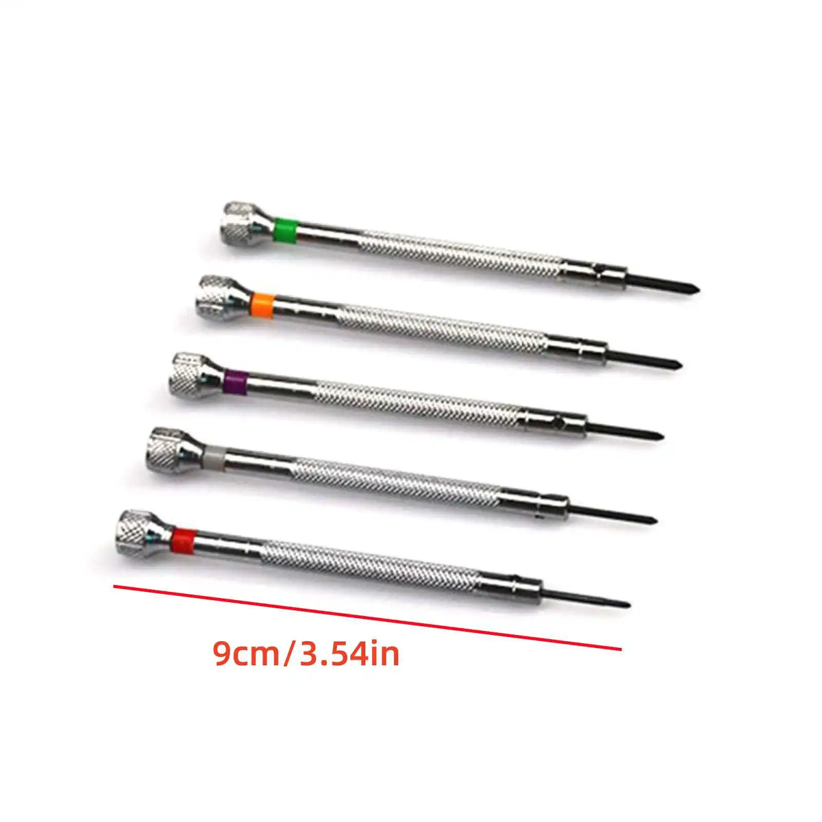 Professional Stainless Steel Watchmaker Slotted And Cross Screwdriver Set
