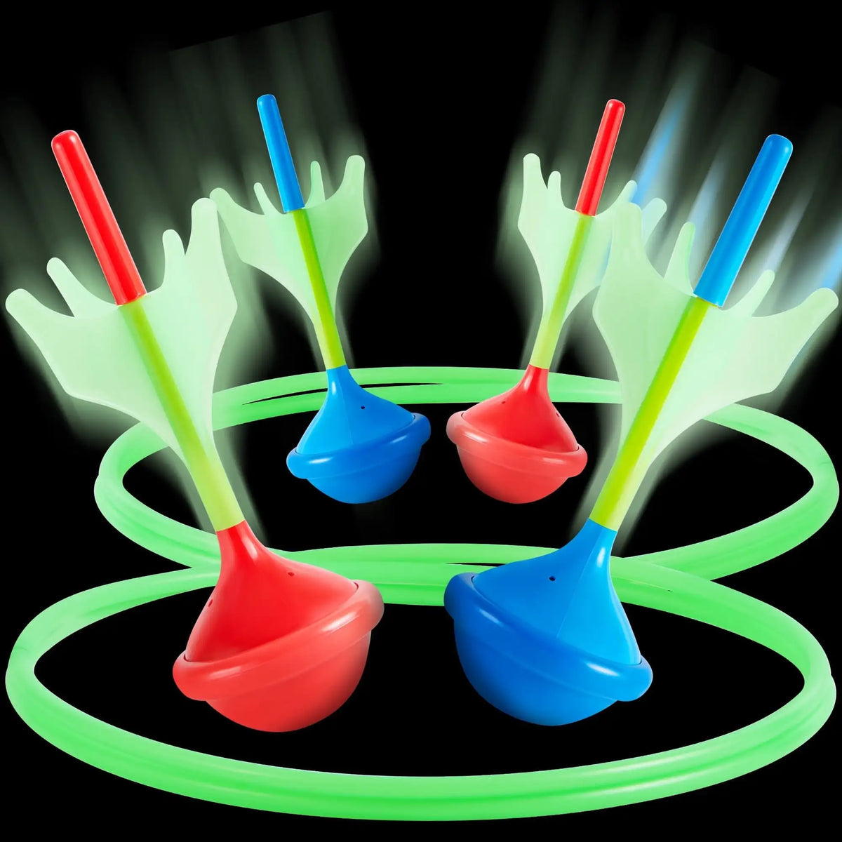 Joyfy Glow In The Dark Lawn Darts Family Outdoor Game