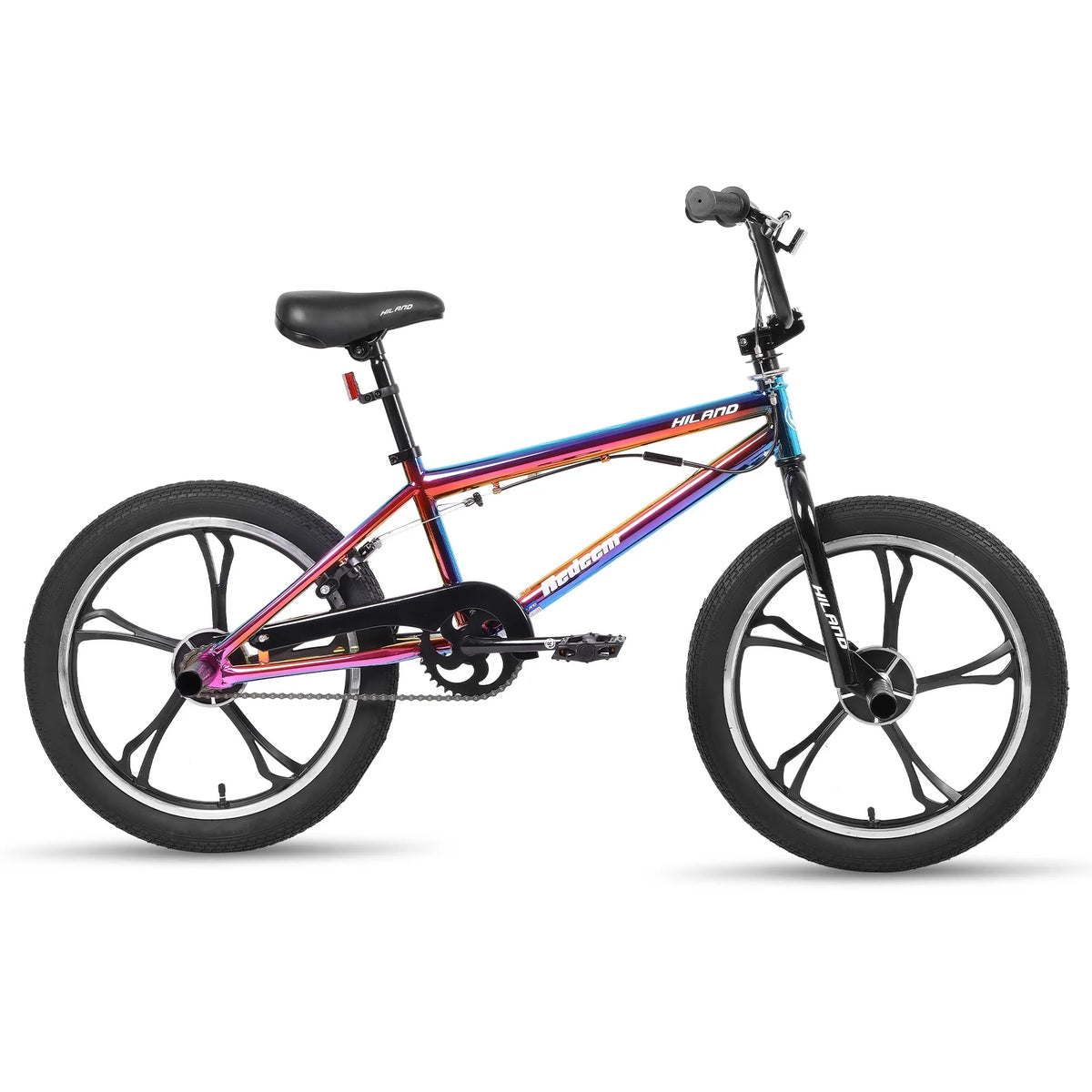Hiland Kids Steel Freestyle BMX Bicycle With Four Pegs