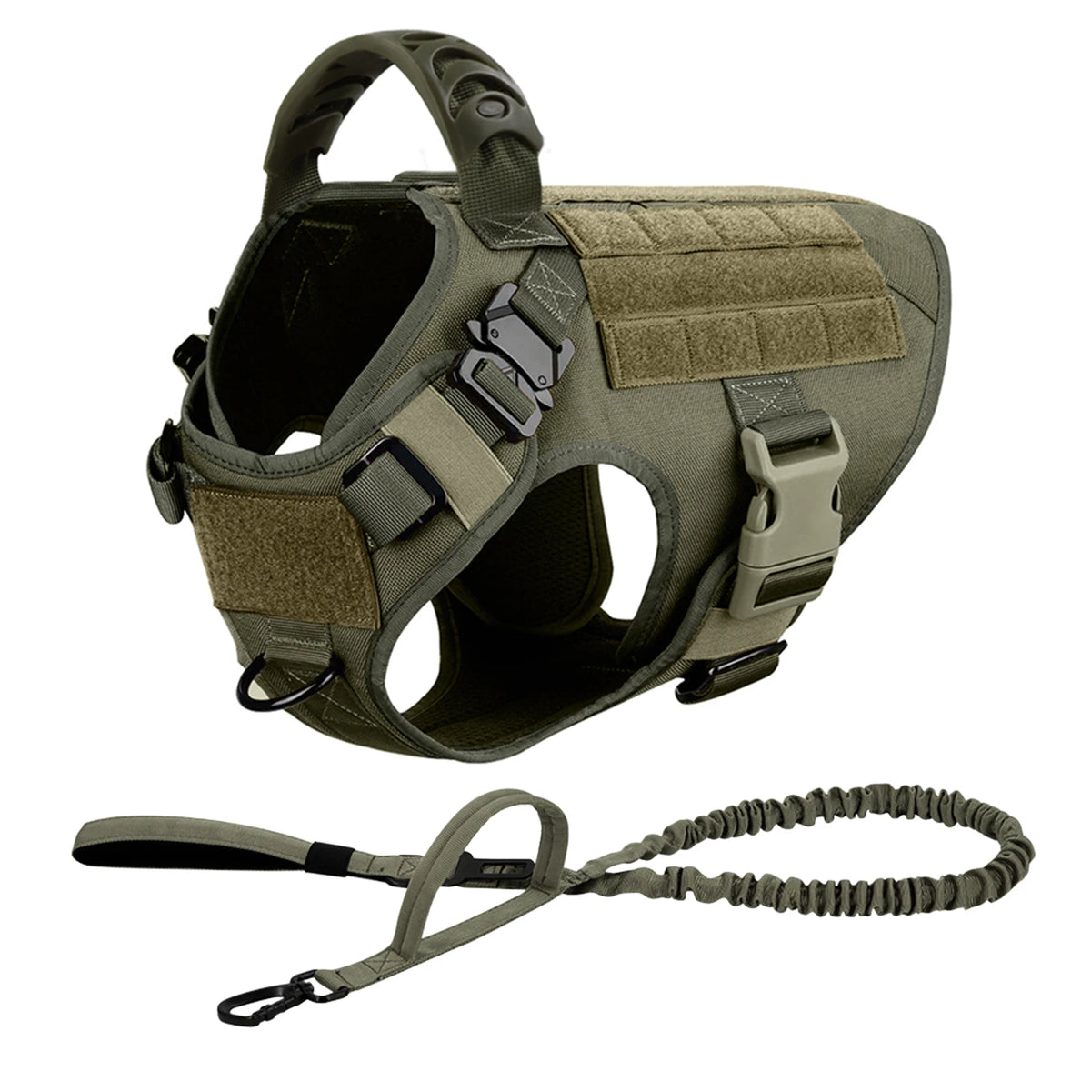 Petravel Padded Nylon Dog Harness And Leash Training Vest Set