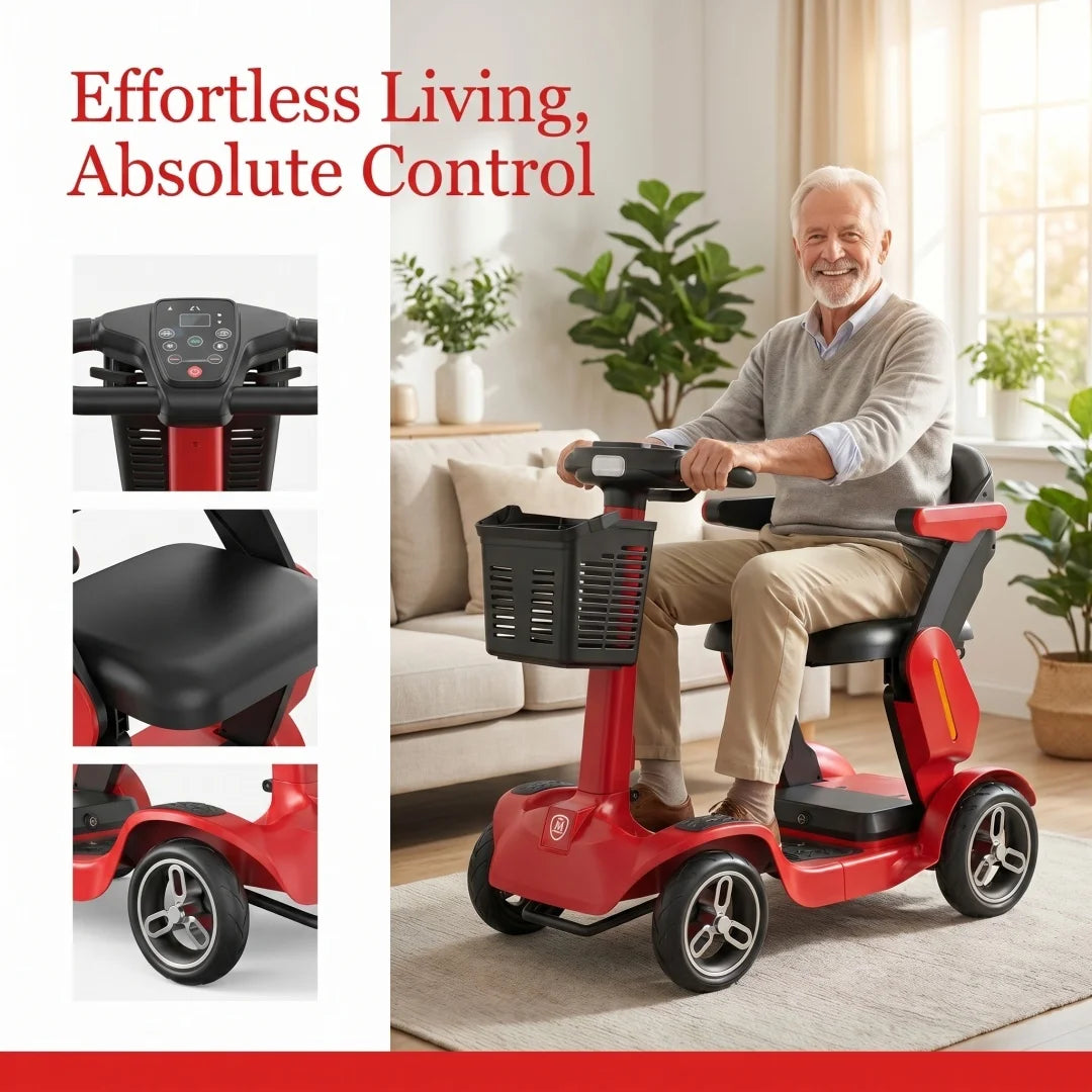 Unificare Foldable Mobility Scooter 500W Motor 36V Battery
