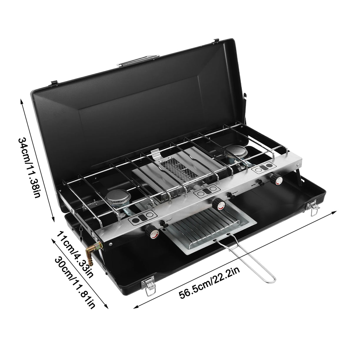 Portable 4.5kw Gas Camping Stove For Outdoor Cooking Adventures