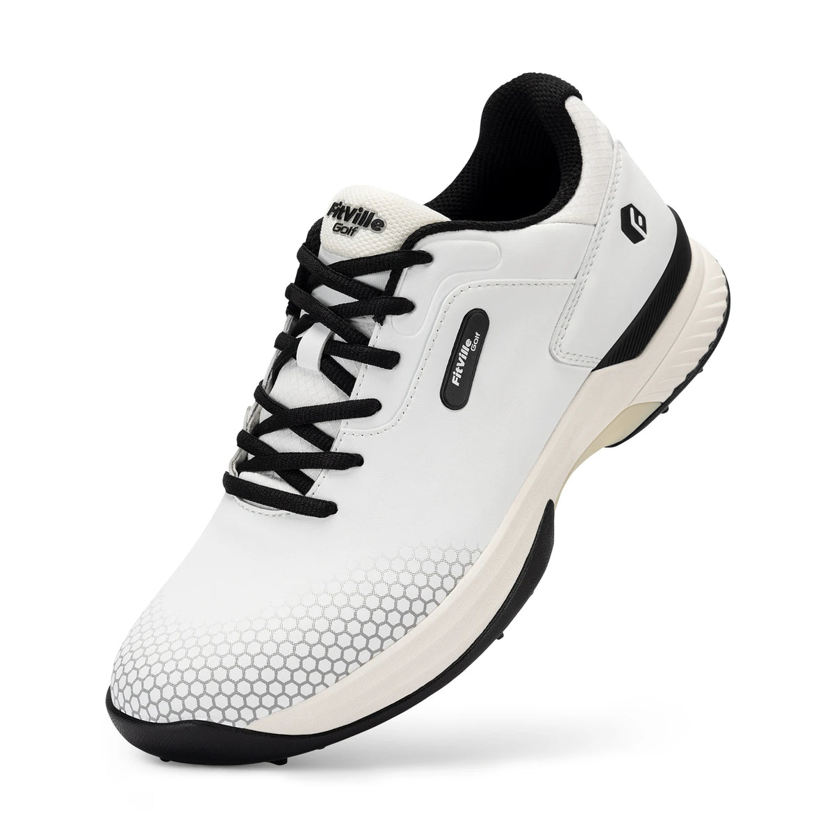 Fitville Men's Wide Golf Shoes For Comfortable Daily Walking