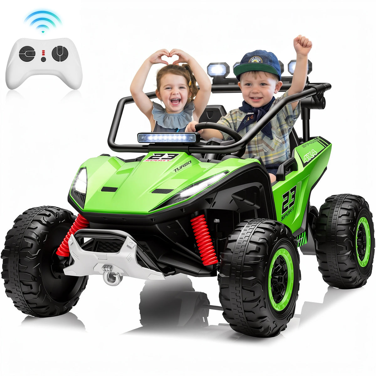 Joyracer 4WD Electric Ride On UTV With Remote Control Bluetooth