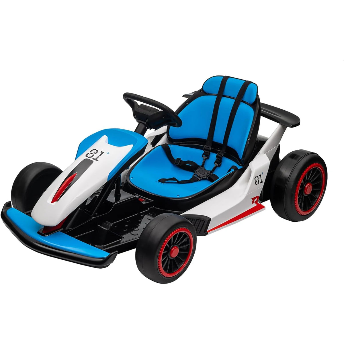 24V Electric Drift Go Kart Featuring Dual Motors Led