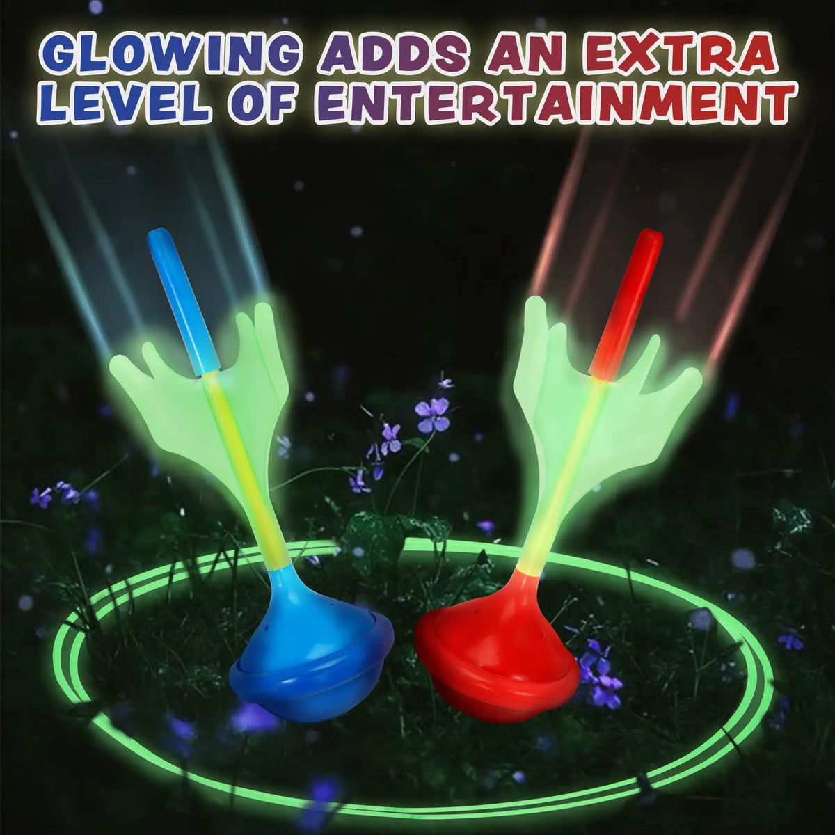 Joyfy Glow In The Dark Lawn Darts Family Outdoor Game