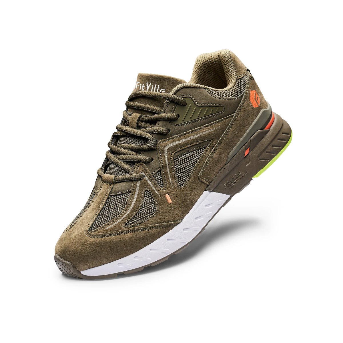 Fitville Men's Lightweight Walking Shoes With Arch Support