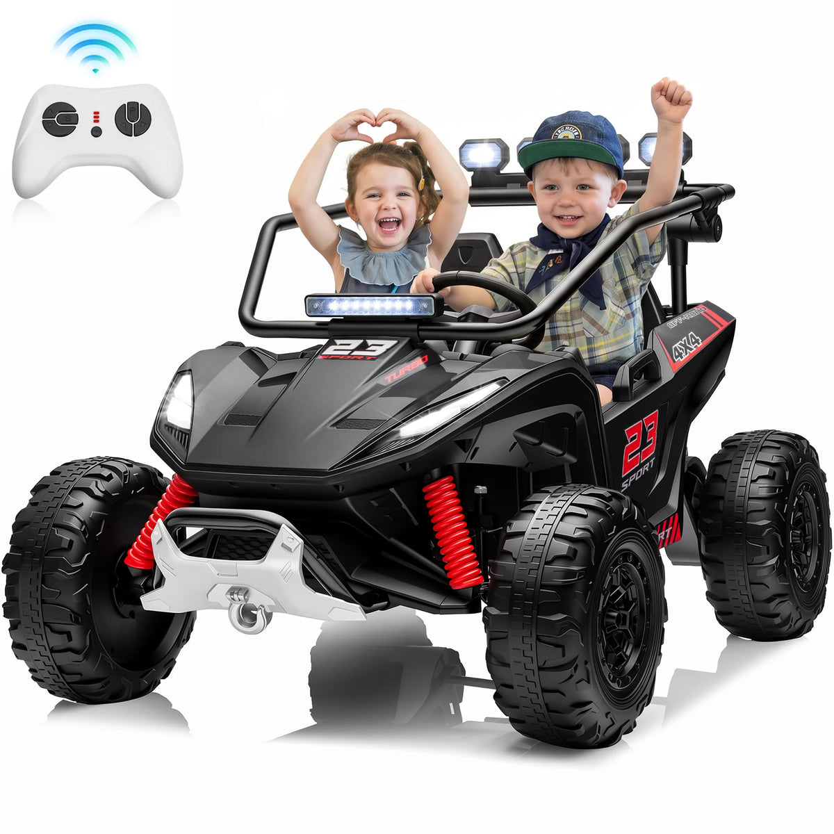 Joyracer 4WD Electric Ride On UTV With Remote Control Bluetooth