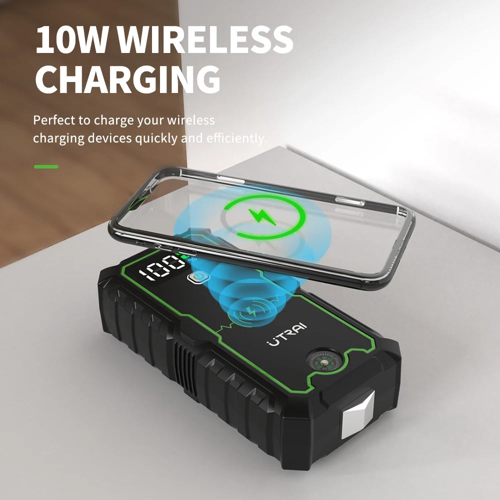 Utrai Portable Jump Starter Power Bank Car Booster