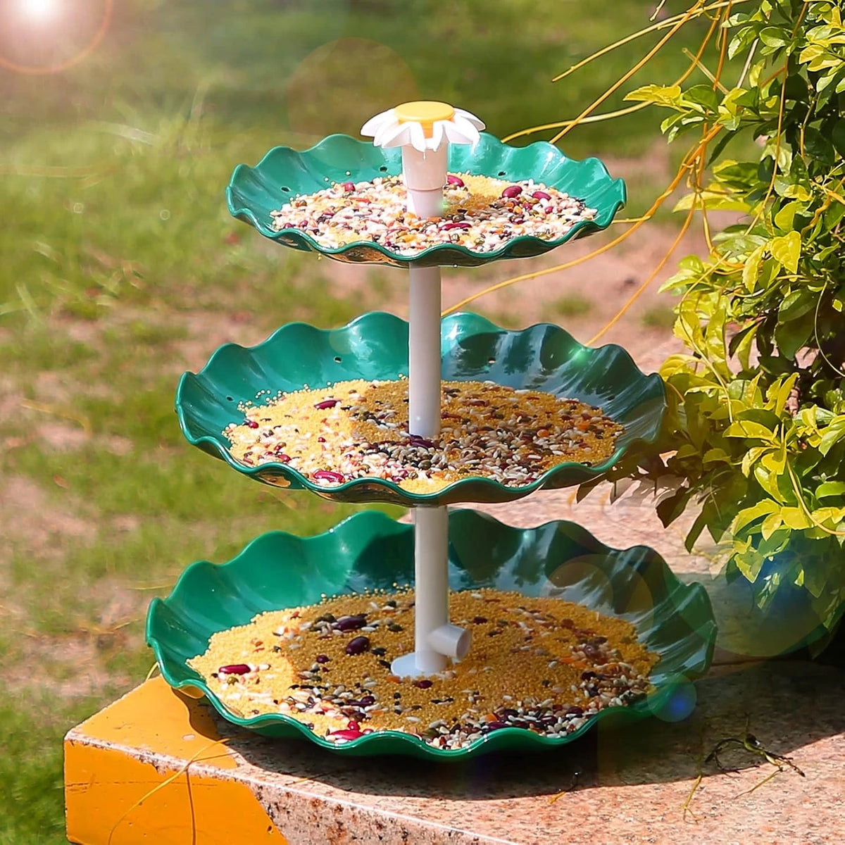 Solar Powered Bird Bath Water Fountain For Garden And Pond Decor