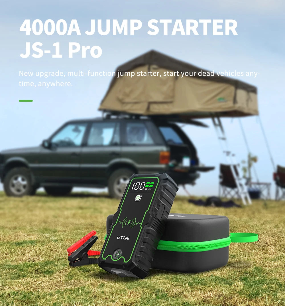 Utrai Portable Car Jump Starter And Battery Power Bank Charger