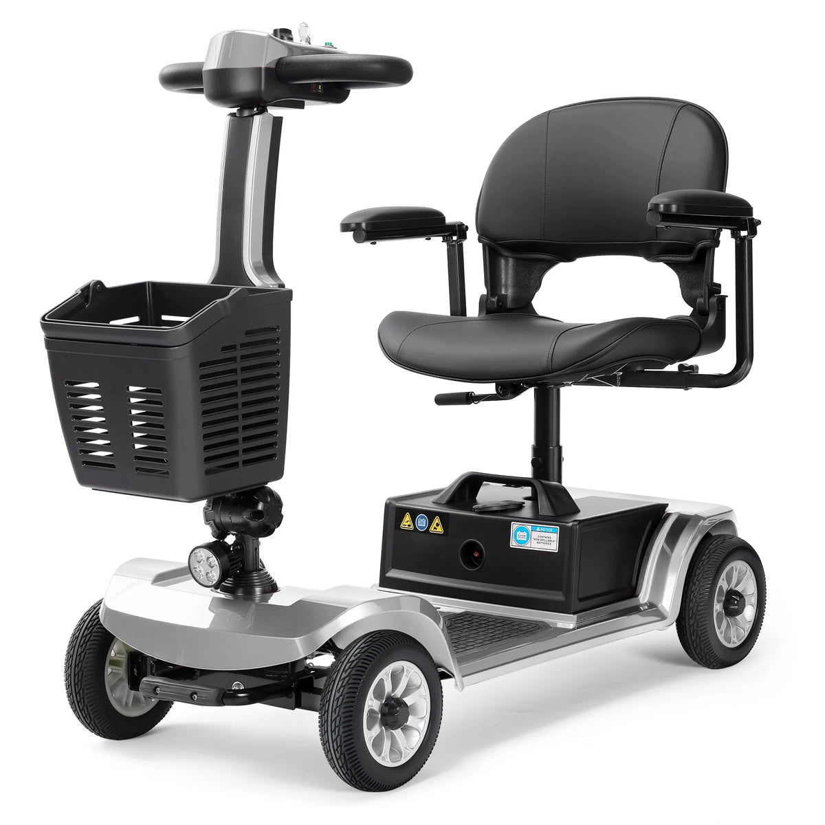 Unificare Foldable 4 Wheel Mobility Scooter With Carbon Steel Frame