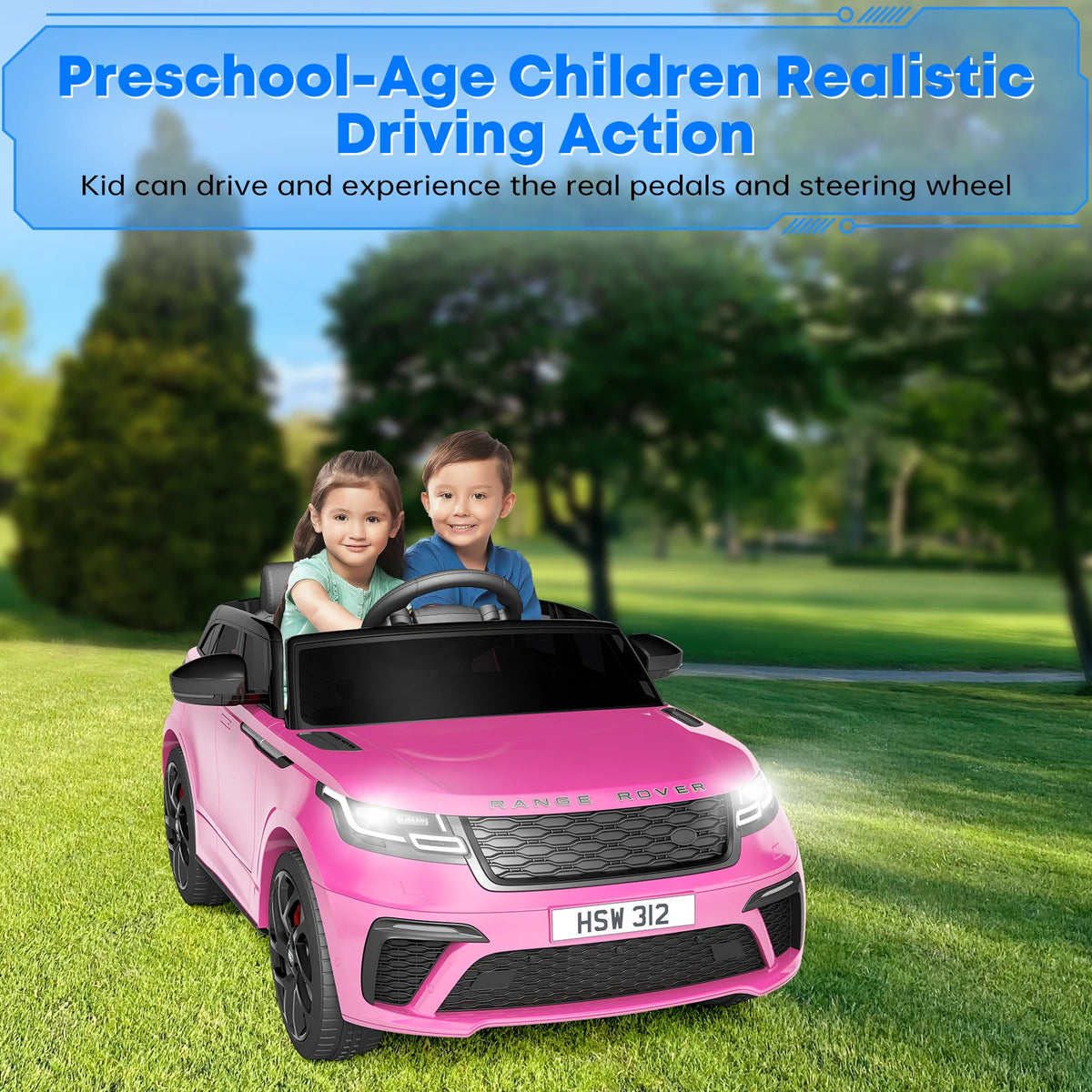 HobbyLane Electric Ride On Car For Kids With Remote Control
